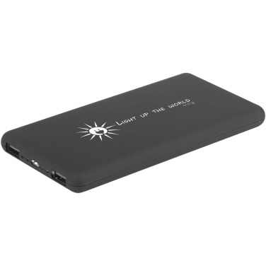 Logotrade mainoslahja tuotekuva: SCX.design P30 8000 mAh solar varavirtalähde, valaistuva