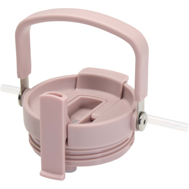 Logo trade mainostuotet tuotekuva: Bronx 900 ml:n RCS-sertifioidusta kierrätetystä ruostumattomasta teräksestä valmistettu kuparityhjiöeristetty juomamuki, jossa on kaksitoiminen kansi