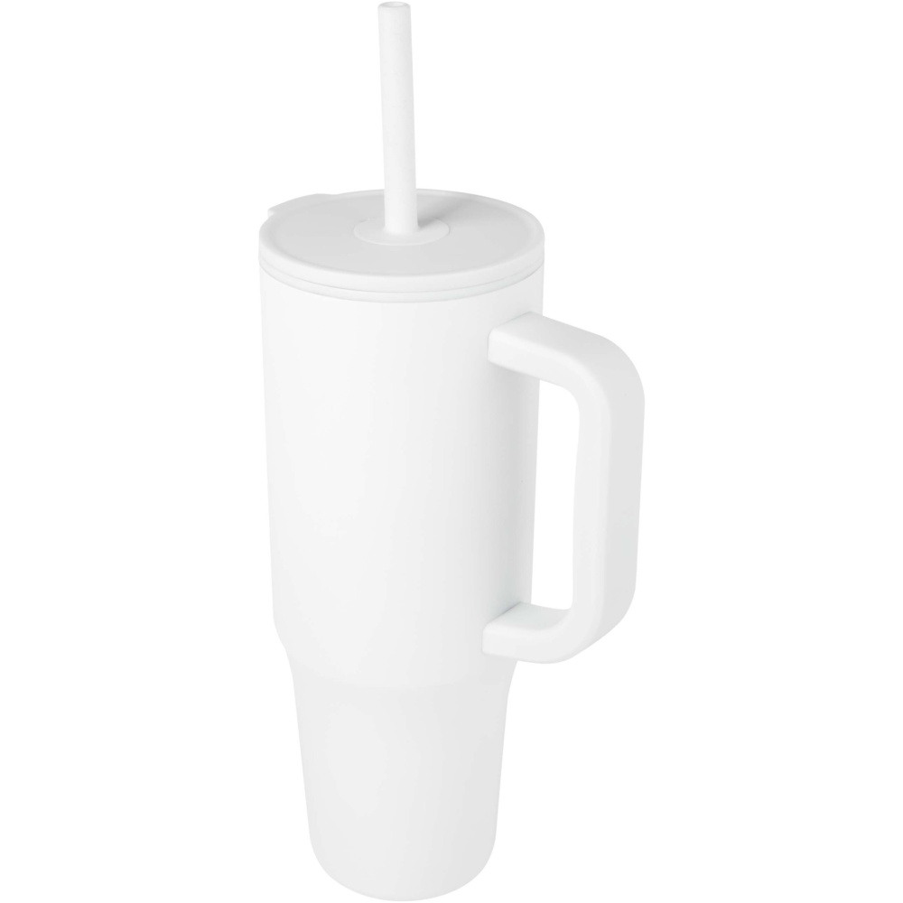 Logo trade mainoslahja ja liikelahja tuotekuva: Brady 900 ml:n RCS-sertifioitu eristetty juomamuki silikonipillillä