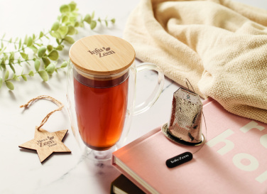 Logotrade mainoslahja tuotekuva: Kaksiseinäinen lasimuki 450ml