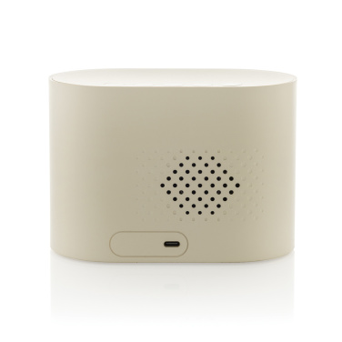 Logo trade liikelahjat mainoslahjat kuva: LumaRise RCS -herätyskello, valkoinen kohina, kierrätysmuovi