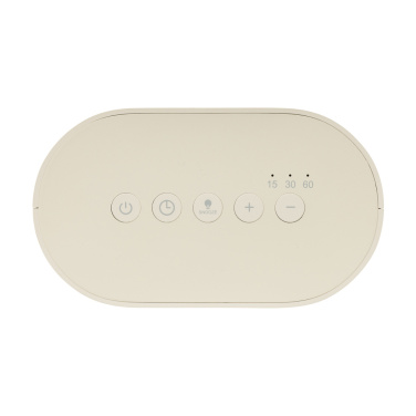 Logo trade mainoslahjat ja liikelahjat kuva: LumaRise RCS -herätyskello, valkoinen kohina, kierrätysmuovi