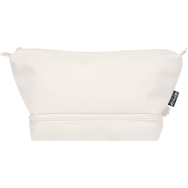 Logotrade mainostuote tuotekuva: Trip Aware™ kierrätetystä materiaalista valmistettu 6 litran matkakosmetiikkalaukku