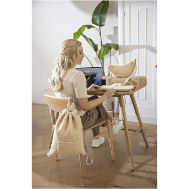 Logotrade mainoslahjat ja liikelahjat tuotekuva: Bear GRS-kierrätetty kiristysnyörilllinen reppu, 9 l