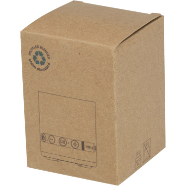 Logo trade mainoslahjat tuotekuva: Hunor 3 W:n kierrätysmuovista valmistettu langaton kaiutin