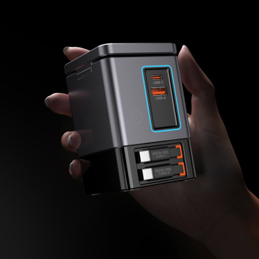 Logo trade mainoslahja kuva: Urban Vitamin Sacramento 105WGAN -laturi, kaapelit