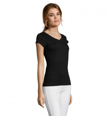 Logotrade ziemassvētku dāvanas foto: MOON WOMEN T-KREKLS 150g