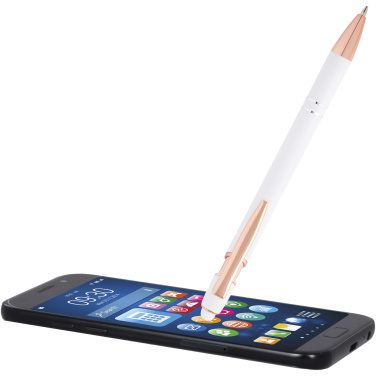 Logotrade korporatīvās dāvanas foto: Nanna lodīšu pildspalva ar rozā zelta apdari (zila tinte)