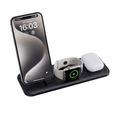 Logotrade Ideja dāvanas foto: Urban Vitamin Torrance 3 in 1 magnētiskais 15W lādētājs