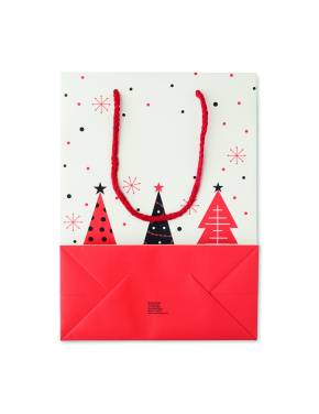 Logotrade ziemassvētku dāvanas foto: Dāvanu papīra maisiņš vidēja izmēra