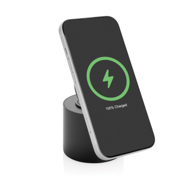 Logotrade korporatīvās dāvanas foto: Magpulse RCS pārstrādātas plastmasas 3W skaļrunis ar magnētisku turētāju