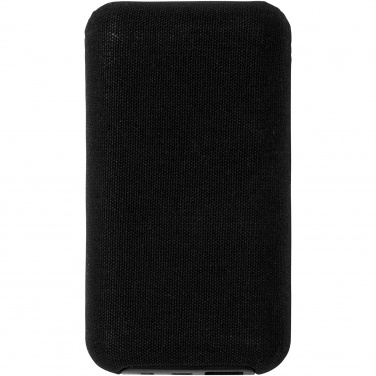 Лого трейд pекламные продукты фото: Беспроводное зарядное устройство Future на 6000 мАч с покрытием из бамбука и ткани