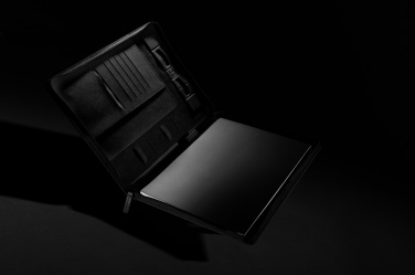 Лого трейд pекламные cувениры фото: Портфель Swiss Peak Heritage RCS rPU A4 с застежкой-молнией