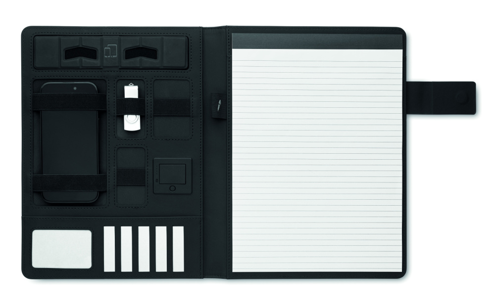 Лого трейд pекламные подарки фото: A4 folder and wireless charger