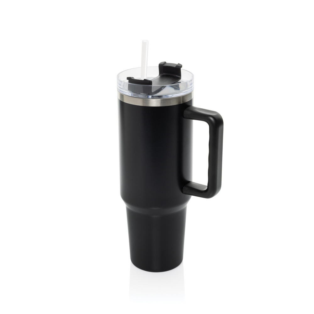 Логотрейд pекламные cувениры картинка: Стакан Stadley RCS из переработанной стали 1200 мл