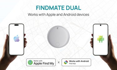 Лого трейд pекламные cувениры фото: Findmate Dual RCS — поисковик предметов из переработанного пластика IPX 5
