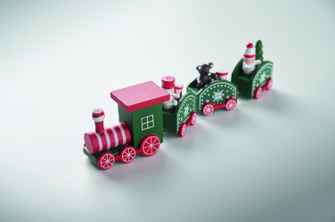 Логотрейд pекламные продукты картинка: Wooden Christmas train