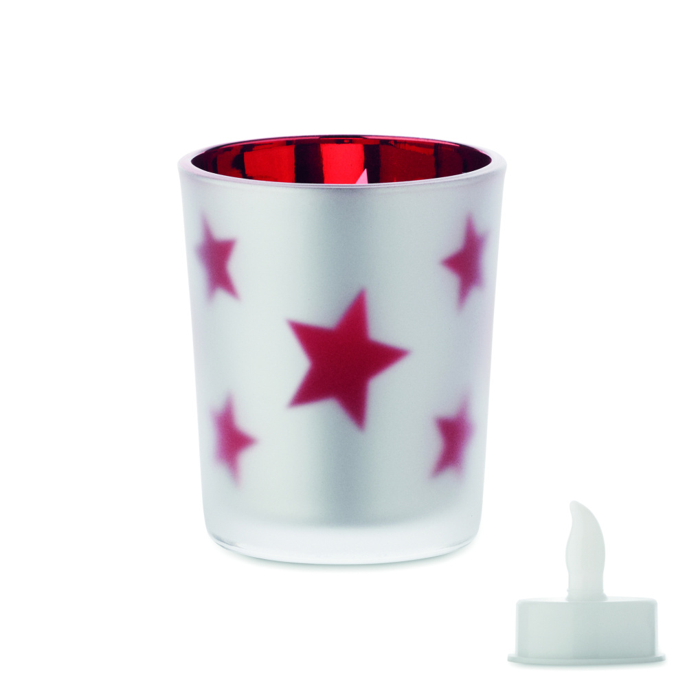 Лого трейд pекламные подарки фото: LED tea light candle
