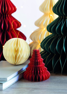 Логотрейд pекламные подарки картинка: Christmas paper tree hanger