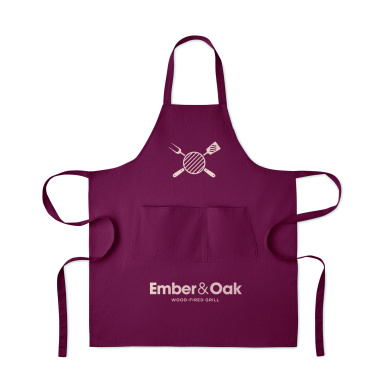 Лого трейд pекламные подарки фото: Organic cotton apron 240 gr/m²