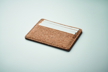 Лого трейд pекламные cувениры фото: Cork cardholder with RFID