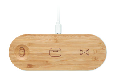 Логотрейд pекламные cувениры картинка: 3 in 1 15W wireless charger