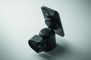 Лого трейд pекламные продукты фото: 3 in 1 wireless charger 15W