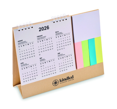 Лого трейд pекламные подарки фото: Desk calendar with memo pad