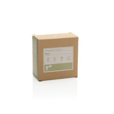 Логотрейд pекламные подарки картинка: Массажный пистолет Revix RCS из переработанного пластика