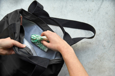 Логотрейд pекламные подарки картинка: Черная термосумка-тоут/холодильник Blum 16 л