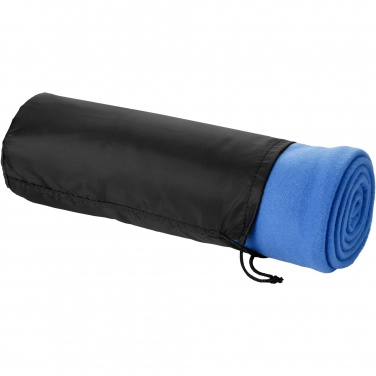 Logotrade reklamprodukter bild: Huggy filt och påse