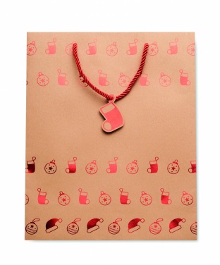 Logotrade profilreklam bild: Presentpapperspåse med mönster