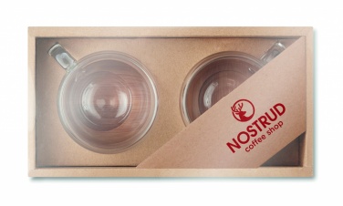 Logotrade profilprodukter bild: Espresso set i glas