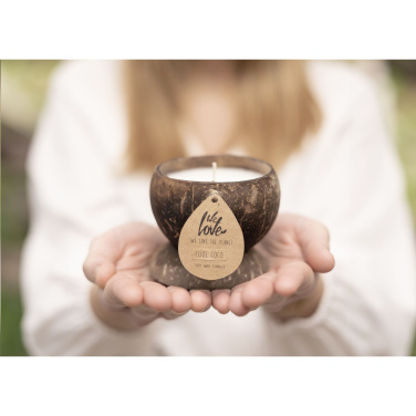 Logotrade kampanjprodukter bild: Vi älskar The Planet Coconut Candle