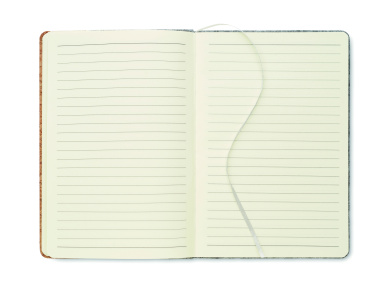 Logotrade profilreklam bild: A5 RPET anteckningsbok i kork