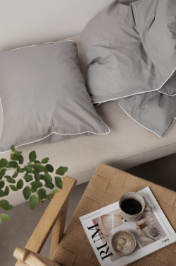 Logotrade reklamprodukter bild: VINGA Marston OCS ekologisk bomull bäddset, 4 delar