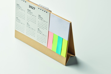 Logotrade kampanjprodukter bild: Skrivbordskalender med memopad